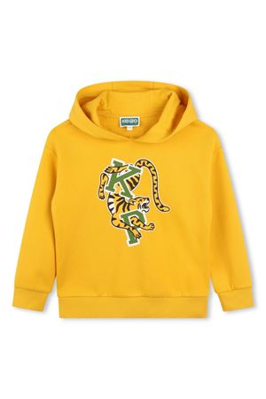 yellow cotton hoodie KENZO KIDS | K6077756A